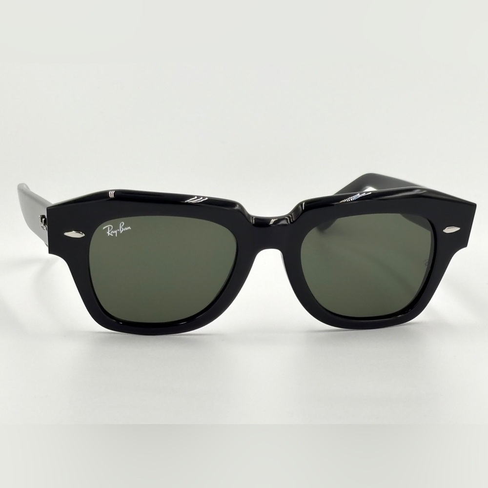 Ray-Ban State Street Sunglasses Black Frame Women’s Fashion Sunglasses RB2186 - Picture 6 of 11
